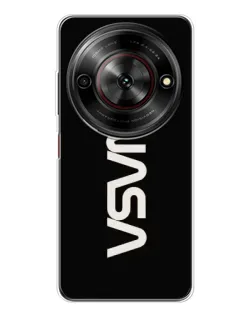 Чехол для ZTE Nubia Focus 5G с картинкой «NASA — вертикальный логотип»