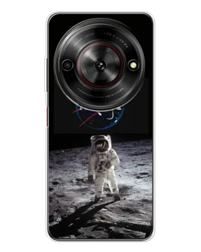 Чехол для ZTE Nubia Focus 5G с картинкой «Астронавт на Луне»