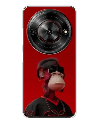 Чехол для ZTE Nubia Focus 5G с картинкой «Bored Ape в красном» Чехол для ZTE Nubia Focus 5G с картинкой «Bored Ape в красном»