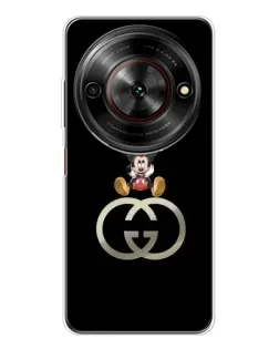 Чехол для ZTE Nubia Focus 5G с картинкой «Минни Маус на лого»