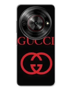 Чехол для ZTE Nubia Focus 5G с картинкой «Gucci — красный логотип»