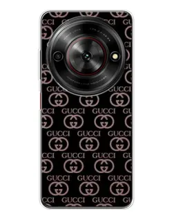 Чехол для ZTE Nubia Focus 5G с картинкой «Классическая монограмма Gucci»