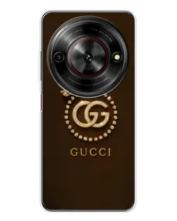 Чехол для ZTE Nubia Focus 5G с картинкой «Gucci — золотая бабочка»