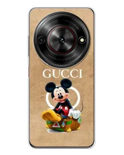 Чехол для ZTE Nubia Focus 5G с картинкой «Микки Маус Gucci — крафт»