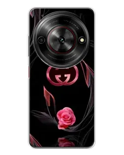 Чехол для ZTE Nubia Focus 5G с картинкой «Gucci — неоновая роза»