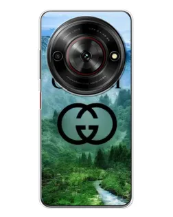 Чехол для ZTE Nubia Focus 5G с картинкой «Gucci — горный пейзаж»