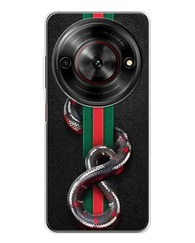 Чехол для ZTE Nubia Focus 5G с картинкой «Gucci — змея на полосе» Чехол для ZTE Nubia Focus 5G с картинкой «Gucci — змея на полосе»