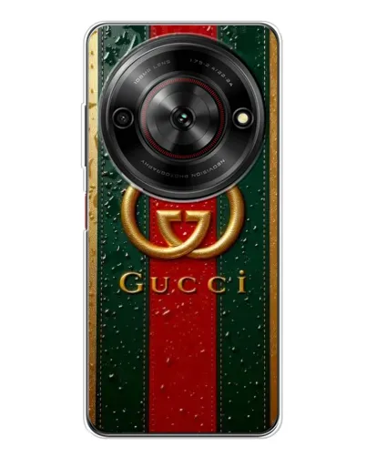 Чехол для ZTE Nubia Focus 5G с картинкой «Gucci — фирменная полоса и золото» Чехол для ZTE Nubia Focus 5G с картинкой «Gucci — фирменная полоса и золото»