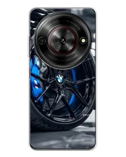 Чехол для ZTE Nubia Focus 5G с картинкой «Колесо BMW вблизи»