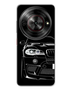 Чехол для ZTE Nubia Focus 5G с картинкой «Темный силуэт BMW»