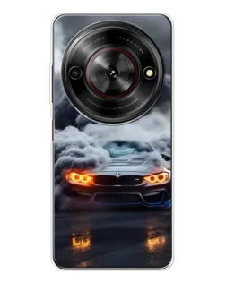 Чехол для ZTE Nubia Focus 5G с картинкой «BMW в дыму»