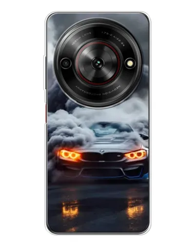 Чехол для ZTE Nubia Focus 5G с картинкой «BMW в дыму»