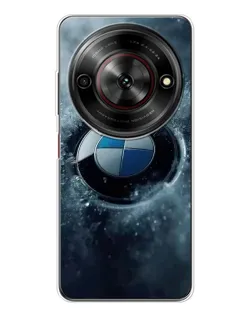 Чехол для ZTE Nubia Focus 5G с картинкой «Логотип BMW — лед»