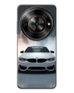 Чехол для ZTE Nubia Focus 5G с картинкой «BMW в белом дыму»