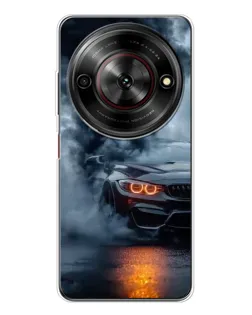 Чехол для ZTE Nubia Focus 5G с картинкой «BMW M-Power — абстракция»