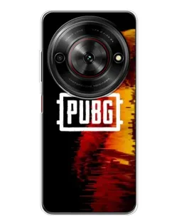 Чехол для ZTE Nubia Focus 5G с картинкой «Яркий логотип PUBG»