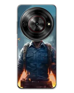 Чехол для ZTE Nubia Focus 5G с картинкой «PUBG — реалистичный герой»