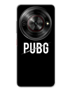 Чехол для ZTE Nubia Focus 5G с картинкой «PUBG — белый логотип»