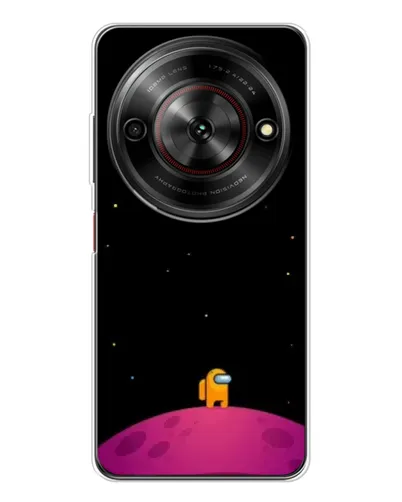Чехол для ZTE Nubia Focus 5G с картинкой «Одинокий герой на планете»