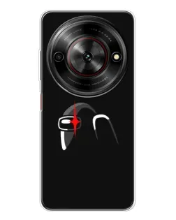Чехол для ZTE Nubia Focus 5G с картинкой «Among Us шлем»
