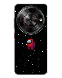 Чехол для ZTE Nubia Focus 5G с картинкой «Красный Among Us»