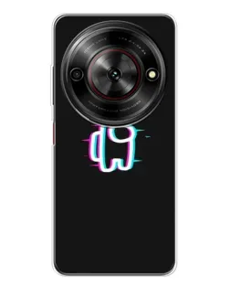 Чехол для ZTE Nubia Focus 5G с картинкой «Among Us неон»