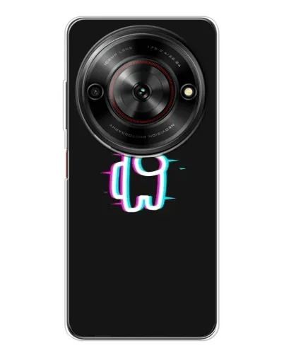 Чехол для ZTE Nubia Focus 5G с картинкой «Among Us неон»