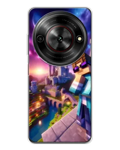 Чехол для ZTE Nubia Focus 5G с картинкой «Стив и космос» Чехол для ZTE Nubia Focus 5G с картинкой «Стив и космос»