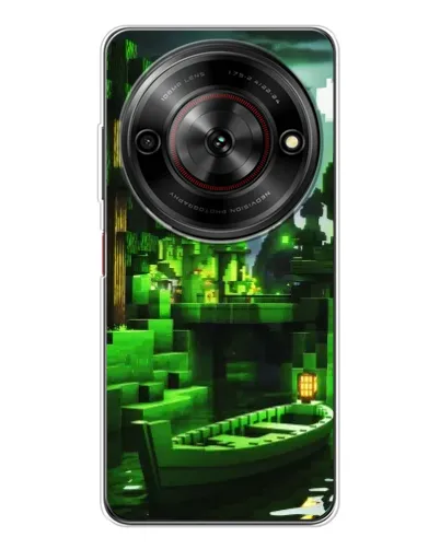 Чехол для ZTE Nubia Focus 5G с картинкой «Minecraft лесной пейзаж» Чехол для ZTE Nubia Focus 5G с картинкой «Minecraft лесной пейзаж»