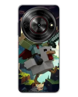 Чехол для ZTE Nubia Focus 5G с картинкой «Стив и гусь»