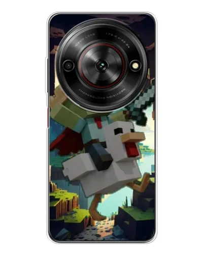Чехол для ZTE Nubia Focus 5G с картинкой «Стив и гусь» Чехол для ZTE Nubia Focus 5G с картинкой «Стив и гусь»