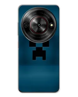 Чехол для ZTE Nubia Focus 5G с картинкой «Крипер текстура»