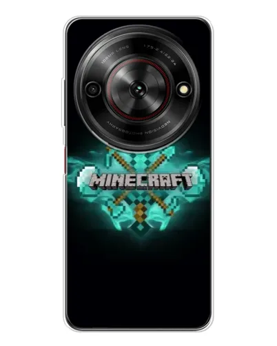 Чехол для ZTE Nubia Focus 5G с картинкой «Minecraft Diamond лого» Чехол для ZTE Nubia Focus 5G с картинкой «Minecraft Diamond лого»