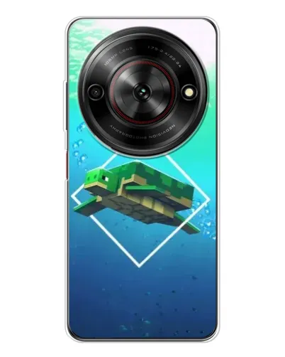 Чехол для ZTE Nubia Focus 5G с картинкой «Черепаха Minecraft» Чехол для ZTE Nubia Focus 5G с картинкой «Черепаха Minecraft»