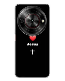 Чохол для ZTE Nubia Focus 5G з картинкою «Серце - Jesus» Чохол для ZTE Nubia Focus 5G з картинкою «Серце - Jesus»