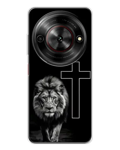 Чохол для ZTE Nubia Focus 5G з картинкою «Лев та Хрест»