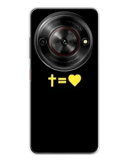 Чохол для ZTE Nubia Focus 5G з картинкою «Серце та Хрест»