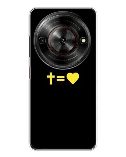 Чохол для ZTE Nubia Focus 5G з картинкою «Серце та Хрест»