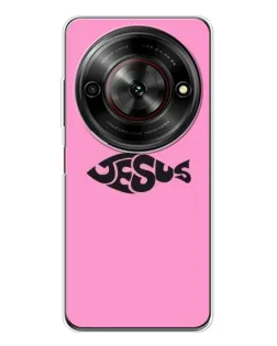 Чохол для ZTE Nubia Focus 5G з картинкою «Рожевий символ Jesus»