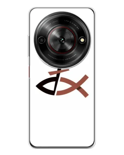 Чохол для ZTE Nubia Focus 5G з картинкою «Риба та хрест»