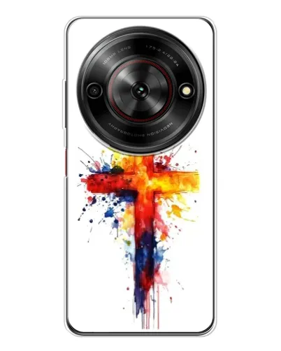 Чохол для ZTE Nubia Focus 5G з картинкою «Акварельний хрест»