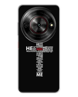 Чохол для ZTE Nubia Focus 5G з картинкою «Текстовий хрест»