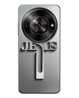 Чохол для ZTE Nubia Focus 5G з картинкою «Металевий хрест Jesus»