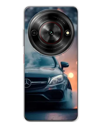 Чехол для ZTE Nubia Focus 5G с картинкой «Mercedes — ночной город»