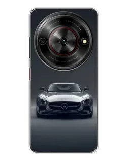Чехол для ZTE Nubia Focus 5G с картинкой «Mercedes на черном»