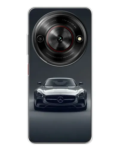 Чехол для ZTE Nubia Focus 5G с картинкой «Mercedes на черном»