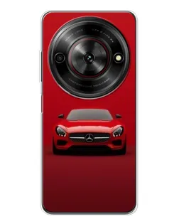 Чехол для ZTE Nubia Focus 5G с картинкой «Красный Mercedes AMG»