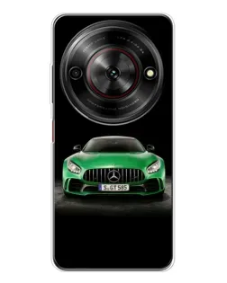 Чехол для ZTE Nubia Focus 5G с картинкой «Mercedes — неоновый лого»