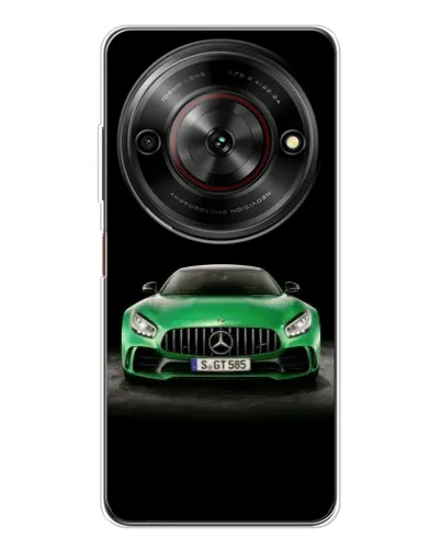 Чехол для ZTE Nubia Focus 5G с картинкой «Mercedes — неоновый лого»
