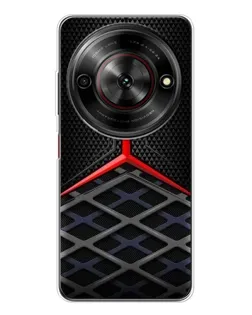 Чехол для ZTE Nubia Focus 5G с картинкой «Mercedes Carbon Grid»